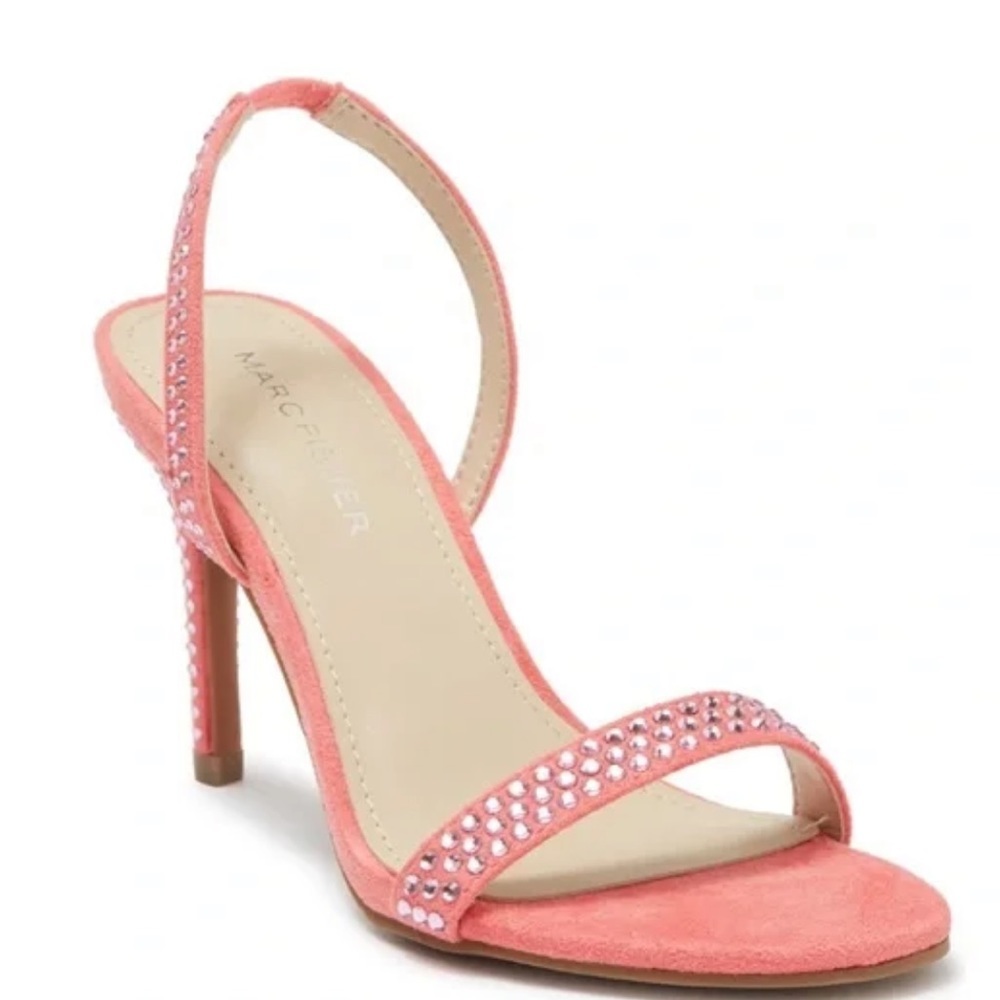 ✅Marc Fisher Rhinestone Embellished Slingback Sandal - Picture 1 of 11